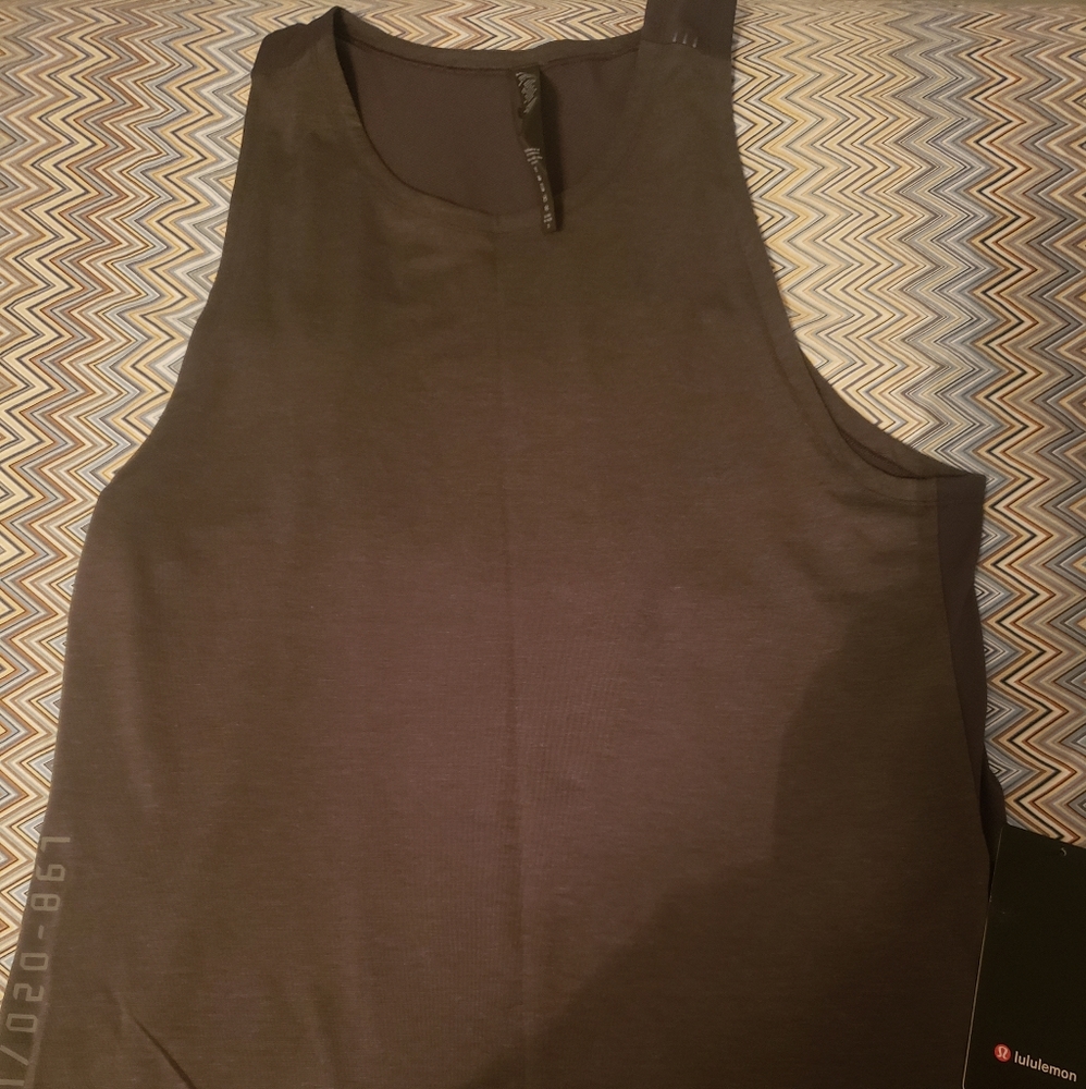 NWT Lululemon Always Agile Tank Top Gray Large